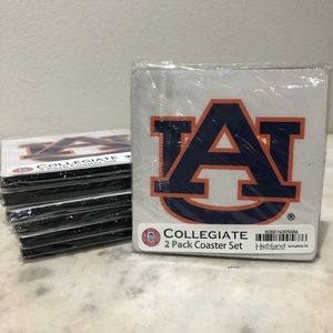 NWT 14 Auburn University Coasters